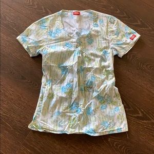 Small Dickie’s scrub top.